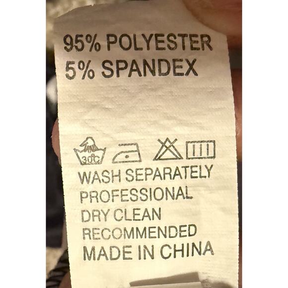 Floral Print Stretch Capri Leggings Women Size 2X - Picture 6 of 6